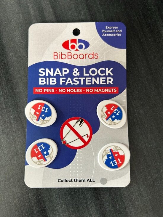 BibBoards Accessories - Detroit 13.1 Snap & Lock bib Fastener NWT